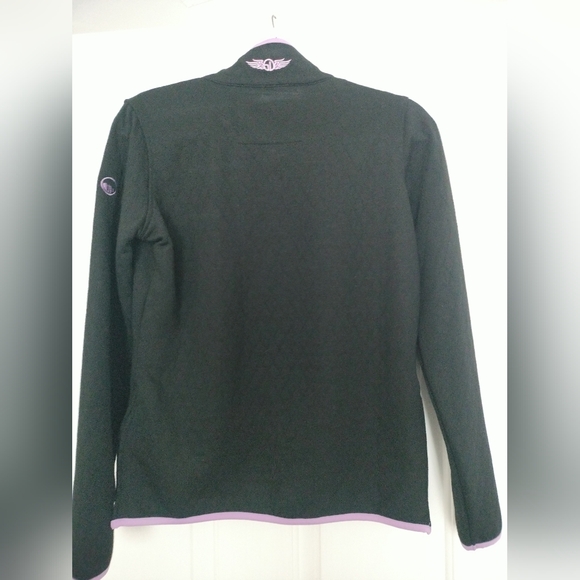 Straight Down Mock Neck Quilted Pullover With Snap Closure Size Small - Picture 2 of 9